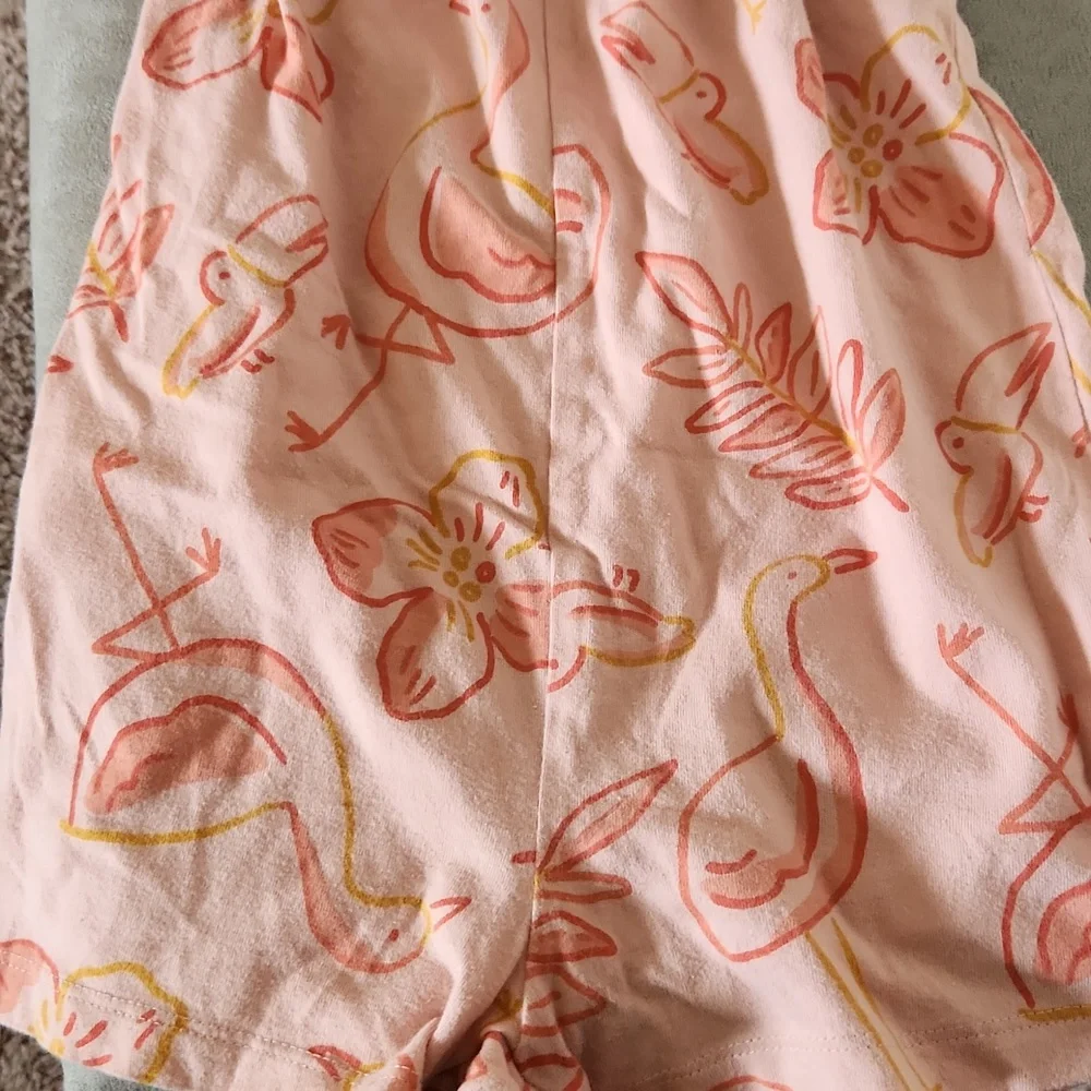 Carter's Baby girl romper 9 months peach orange color